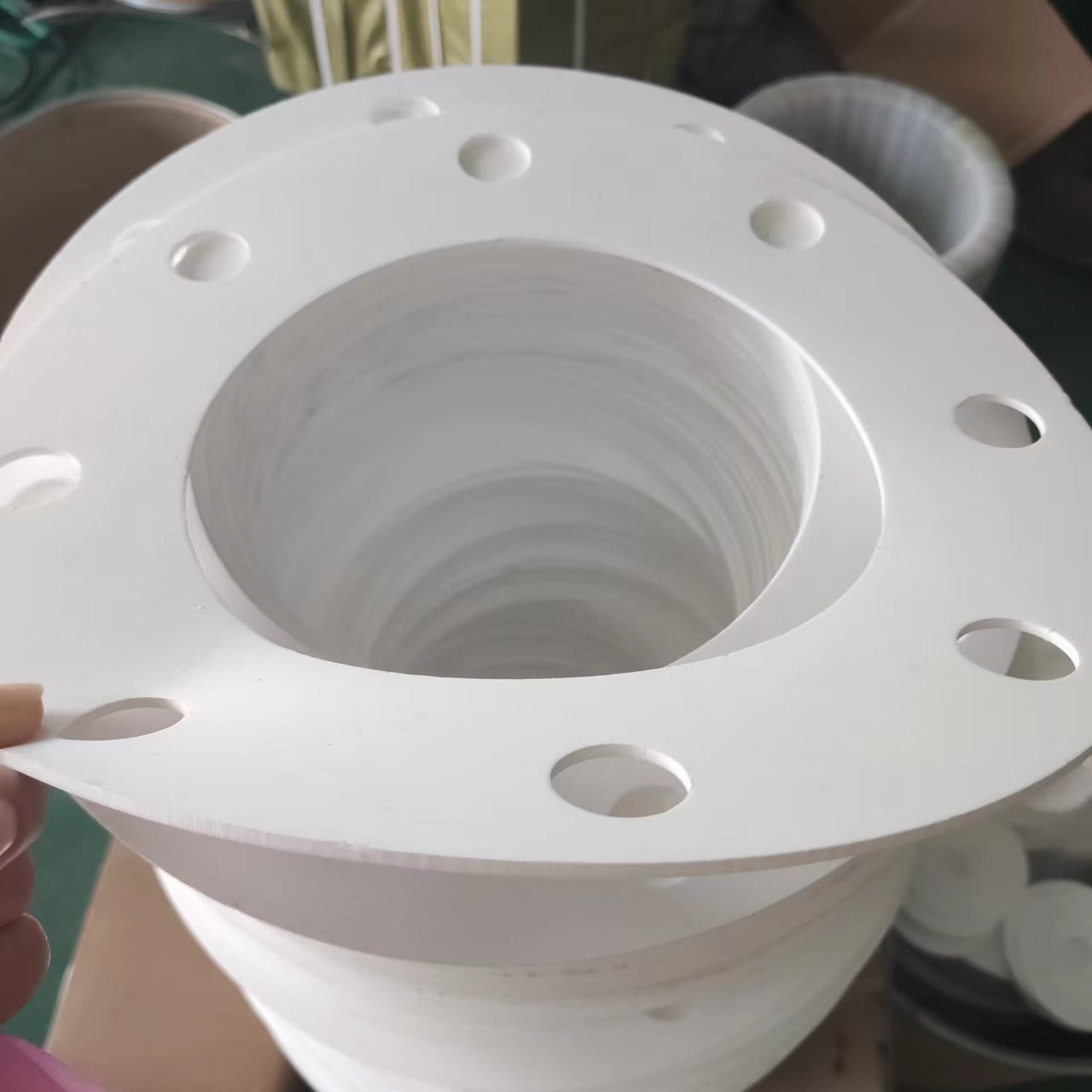Gruppo Guarnizione-Paidu in PTFE Bianco